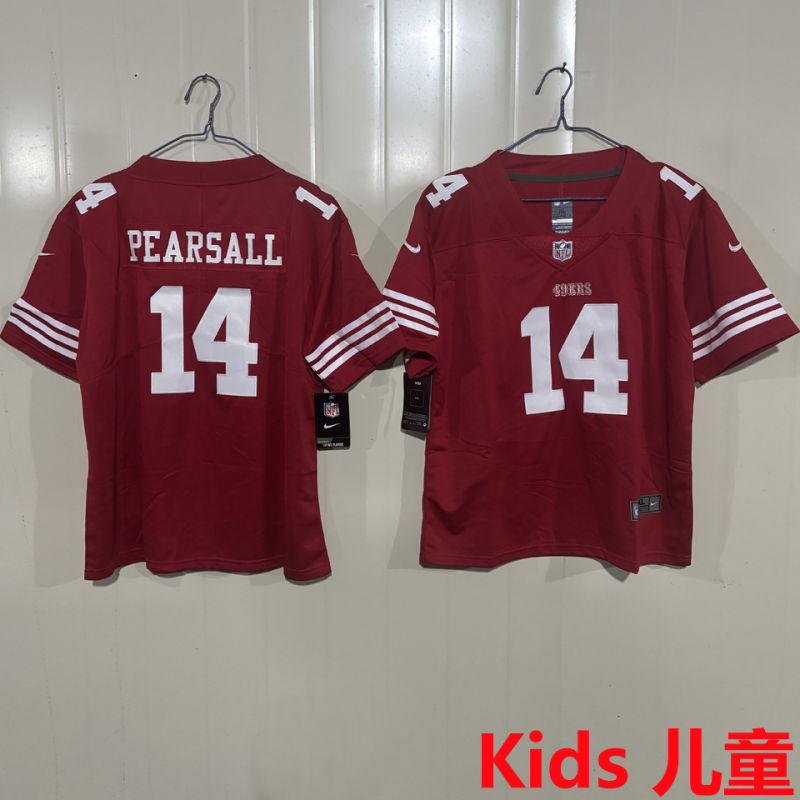 PEARSALL #14 San Francisco 49ers Kids NFL Jersey #49