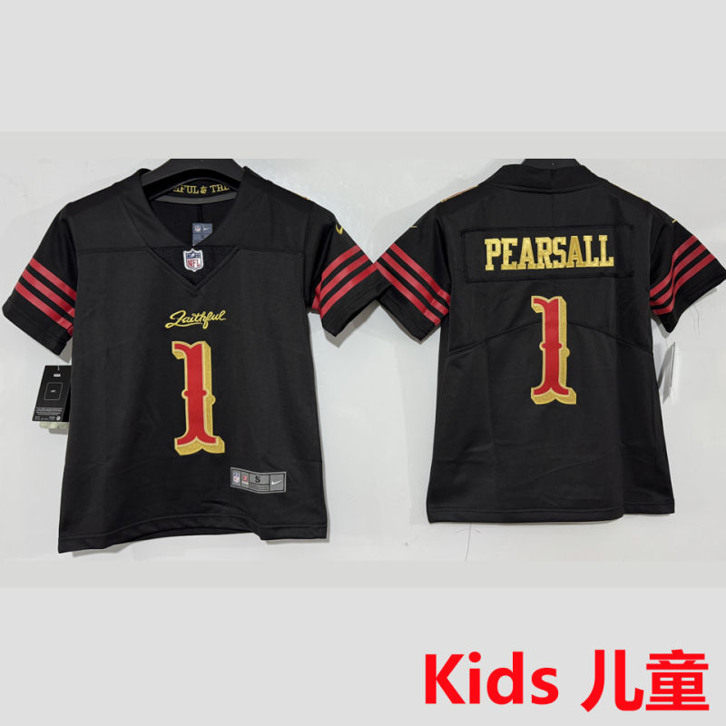 PEARSALL #1 San Francisco 49ers Kids NFL Jersey #49