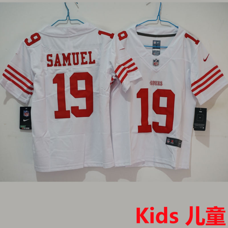 SAMUEL #19 San Francisco 49ers Kids NFL Jersey #49