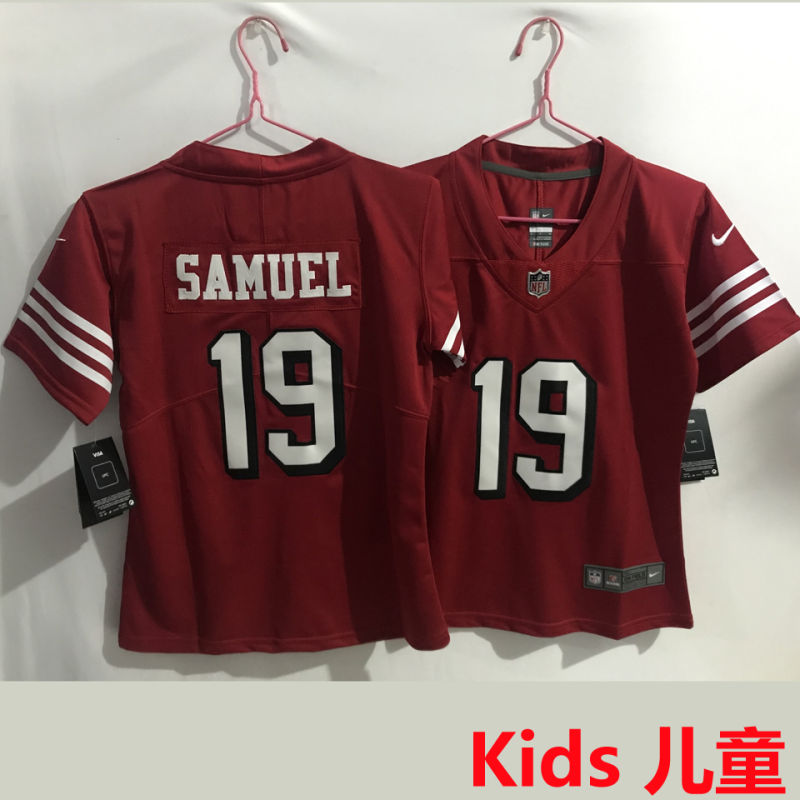SAMUEL #19 San Francisco 49ers Kids NFL Jersey #49