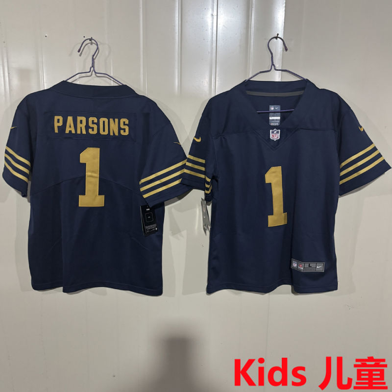 PARSONS #1 Green Bay Packers Kids NFL Jersey