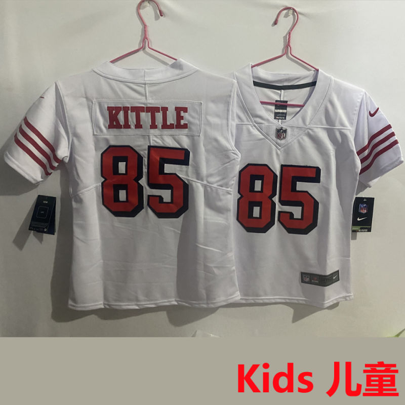 KITTLE #85 San Francisco 49ers Kids NFL Jersey #49