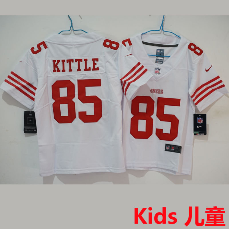 KITTLE #85 San Francisco 49ers Kids NFL Jersey #49