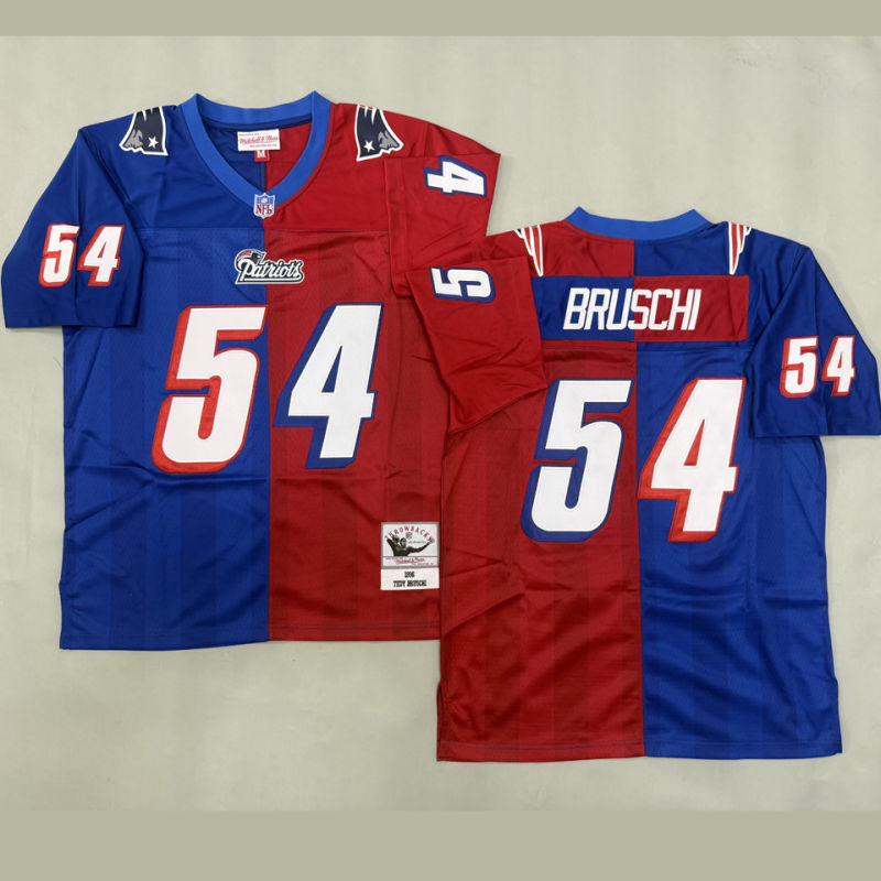 BRUSCHI #54 Men's New England Patriots Retro NFL Jersey