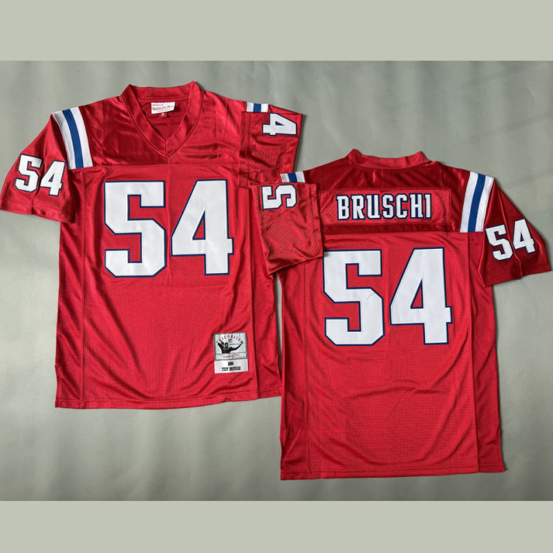 BRUSCHI #54 Men's New England Patriots Retro NFL Jersey