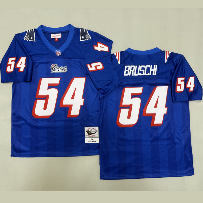 BRUSCHI #54 Men's New England Patriots Retro NFL Jersey