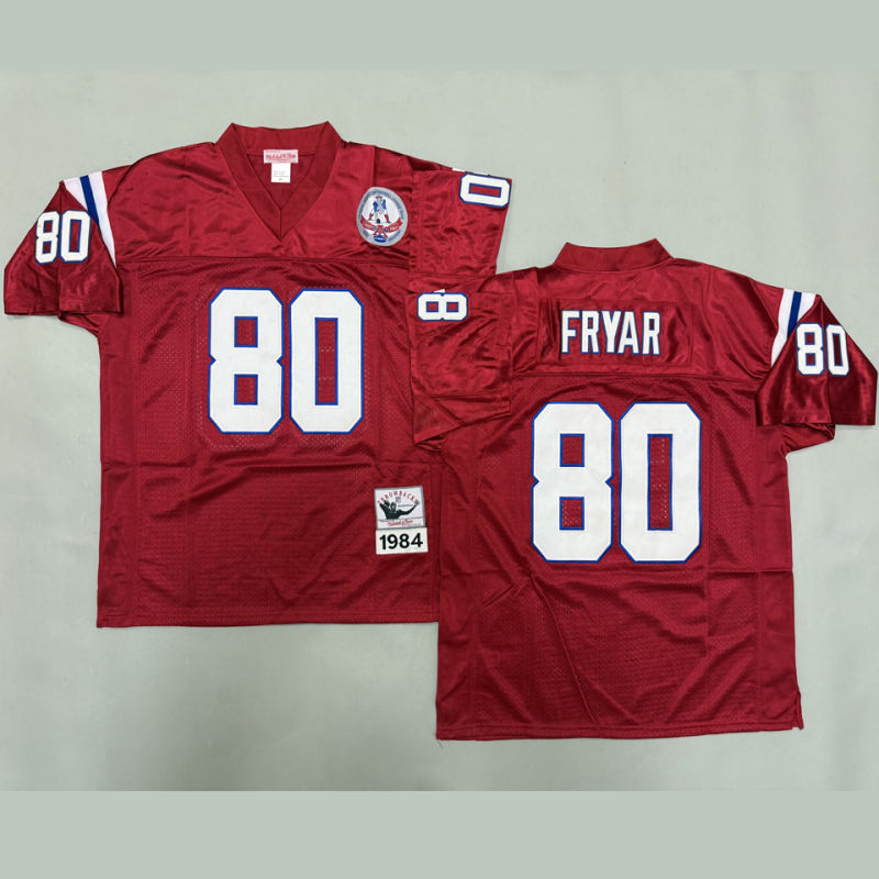 FRYAR #80 Men's New England Patriots Retro NFL Jersey