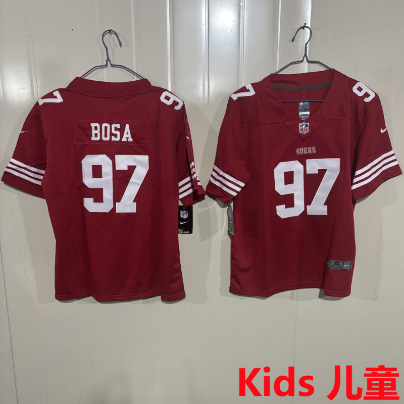 BOSA #97 San Francisco 49ers Kids NFL Jersey #49