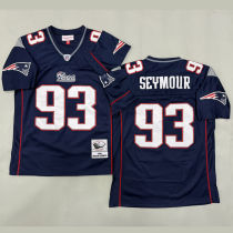 SEYMOUR #93 Men's New England Patriots Retro NFL Jersey 爱国者