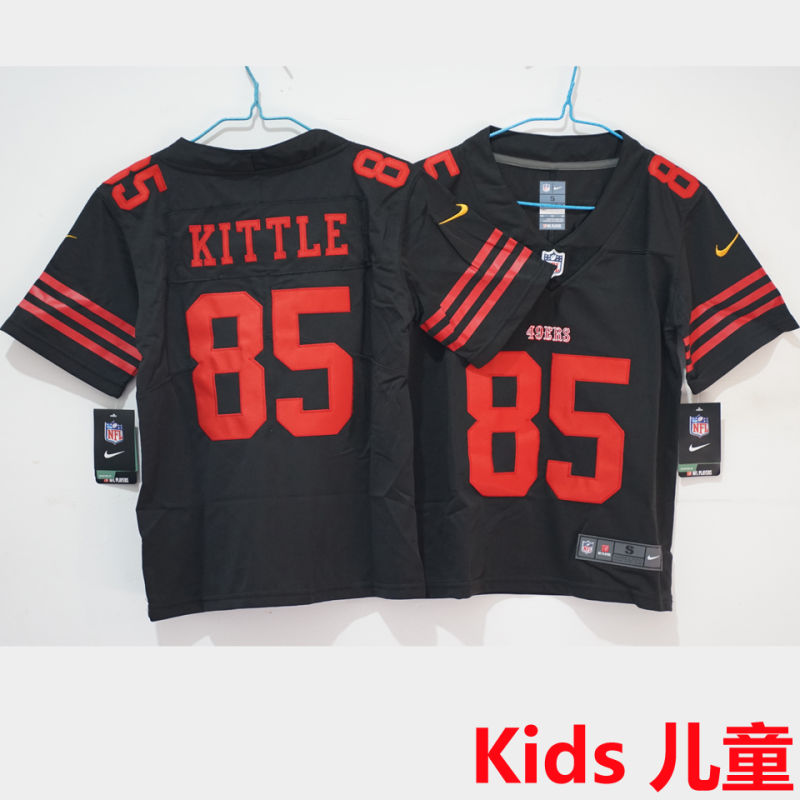 KITTLE #85 San Francisco 49ers Kids NFL Jersey #49