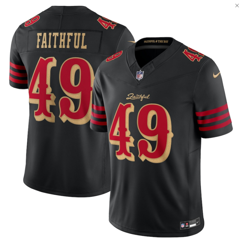 FAITHFUL #49 Men's San Francisco 49ers NFL Jersey #49