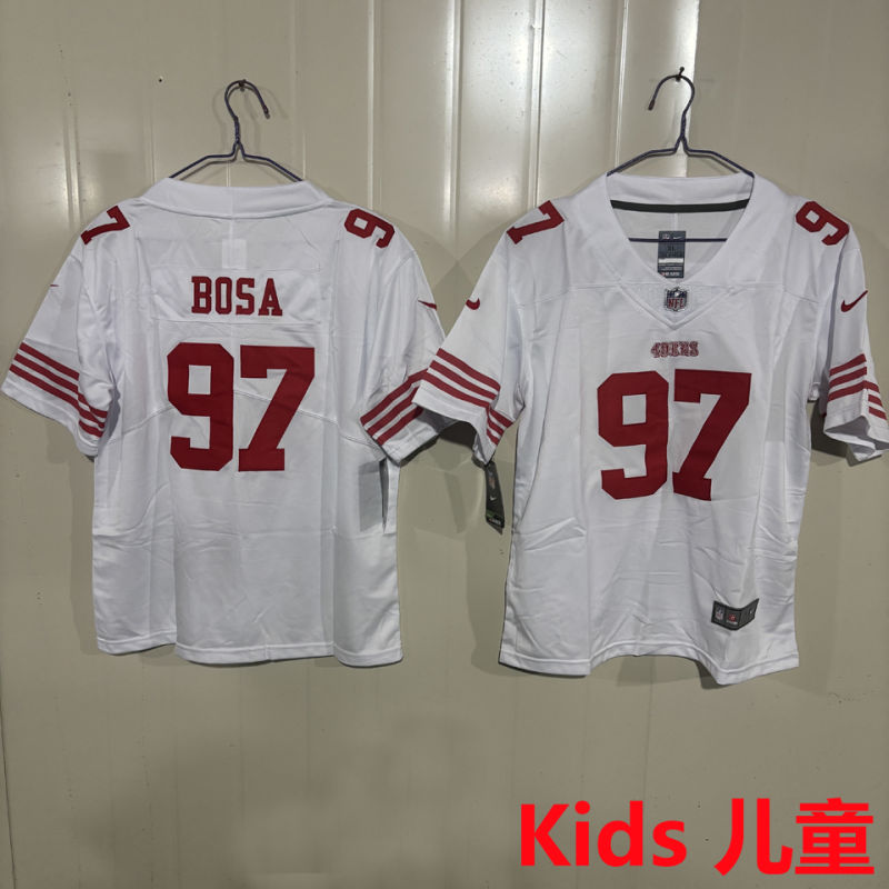 BOSA #97 San Francisco 49ers Kids NFL Jersey #49