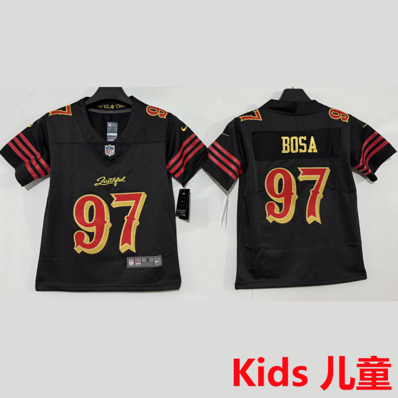 BOSA #97 San Francisco 49ers Kids NFL Jersey #49