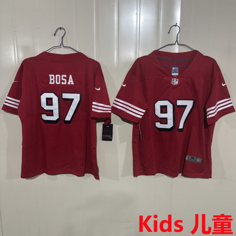 BOSA #97 San Francisco 49ers Kids NFL Jersey #49