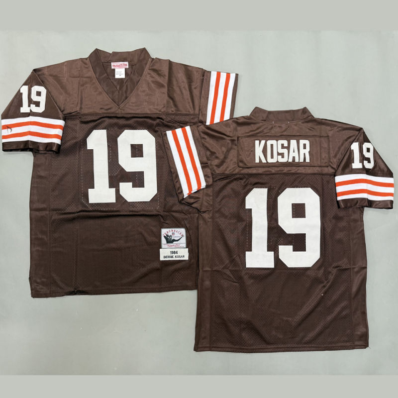 KOSAR #19 Men's Cleveland Browns Retro NFL Jersey