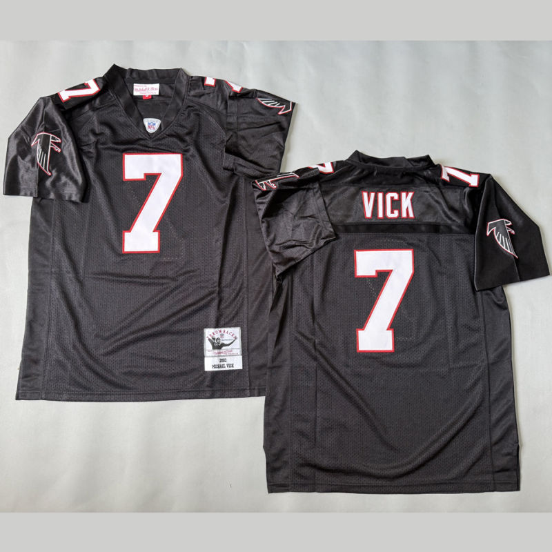 VICK #7 Men's Atlanta Falcons Retro NFL Jersey