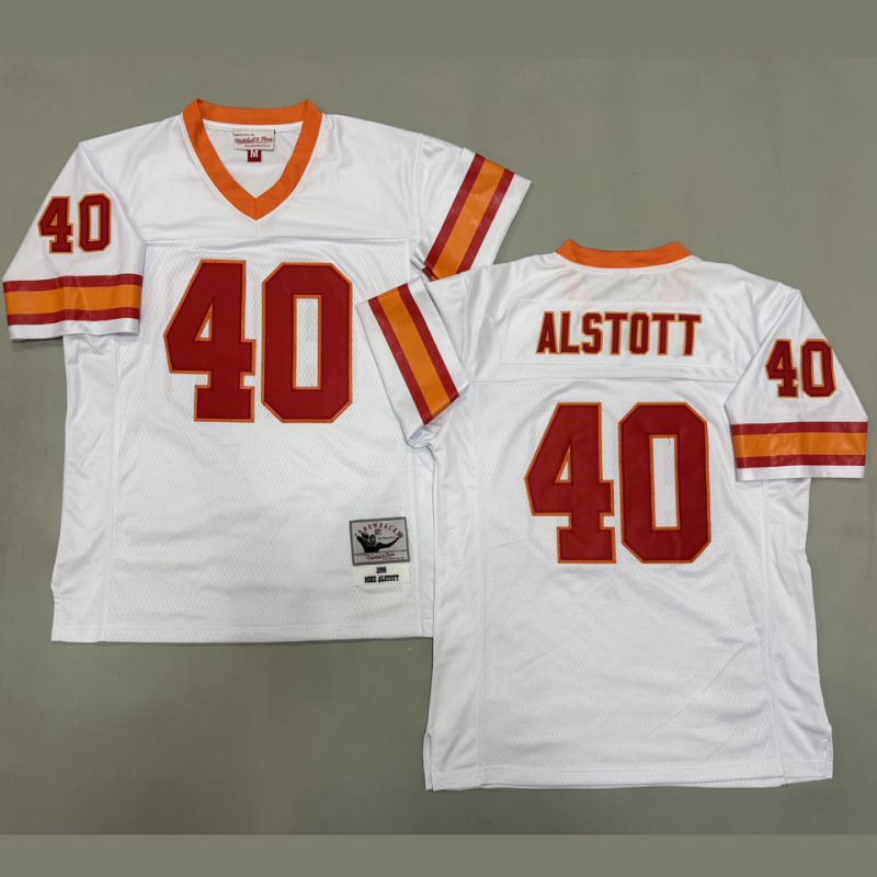 ALSTOTT #40 Men's Tampa Bay Buccaneers Retro NFL Jersey