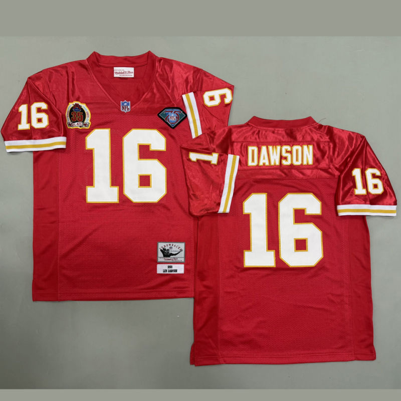 DAWSON #32 Men's Kansas City Chiefs Retro NFL Jersey