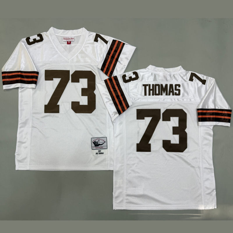 THOMAS #73 Men's Cleveland Browns Retro NFL Jersey