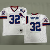 SIMPSON #32 Men's Buffalo Bills Retro NFL Jersey 布法罗比尔