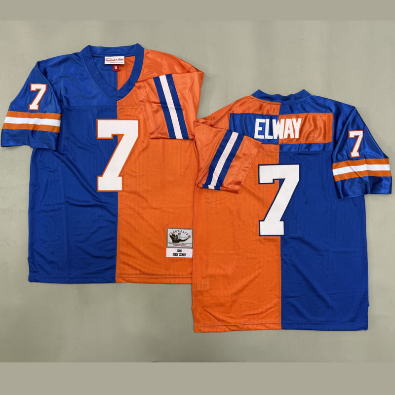 ELWAY #7 Men's Denver Broncos Retro NFL Jersey