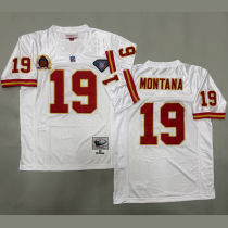 MONTANA #19 Men's Kansas City Chiefs Retro NFL Jersey 酋长