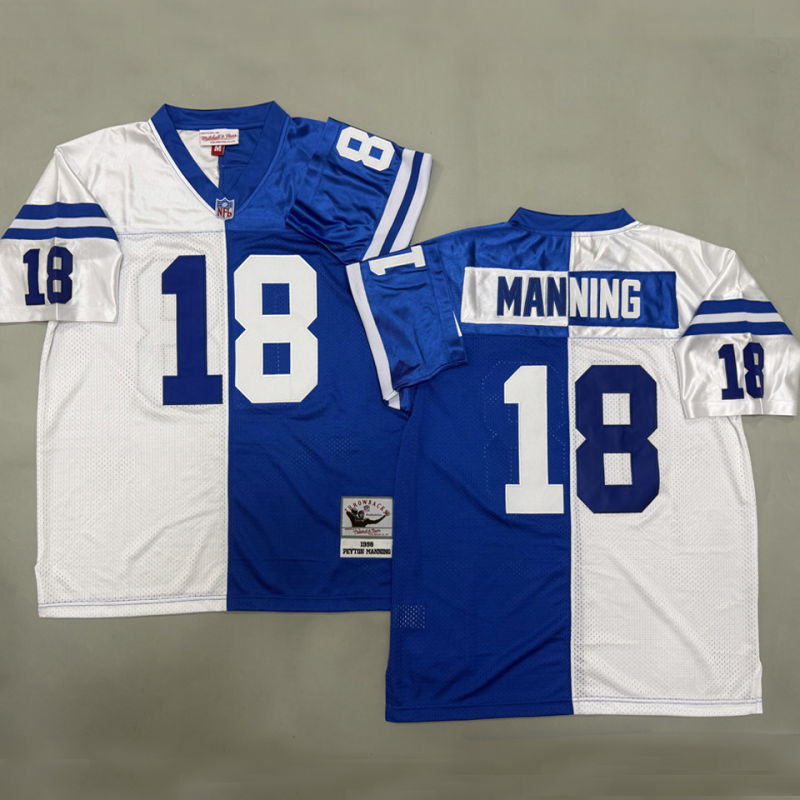 MANNING #18 Men's Indianapolis Colts Retro NFL Jersey