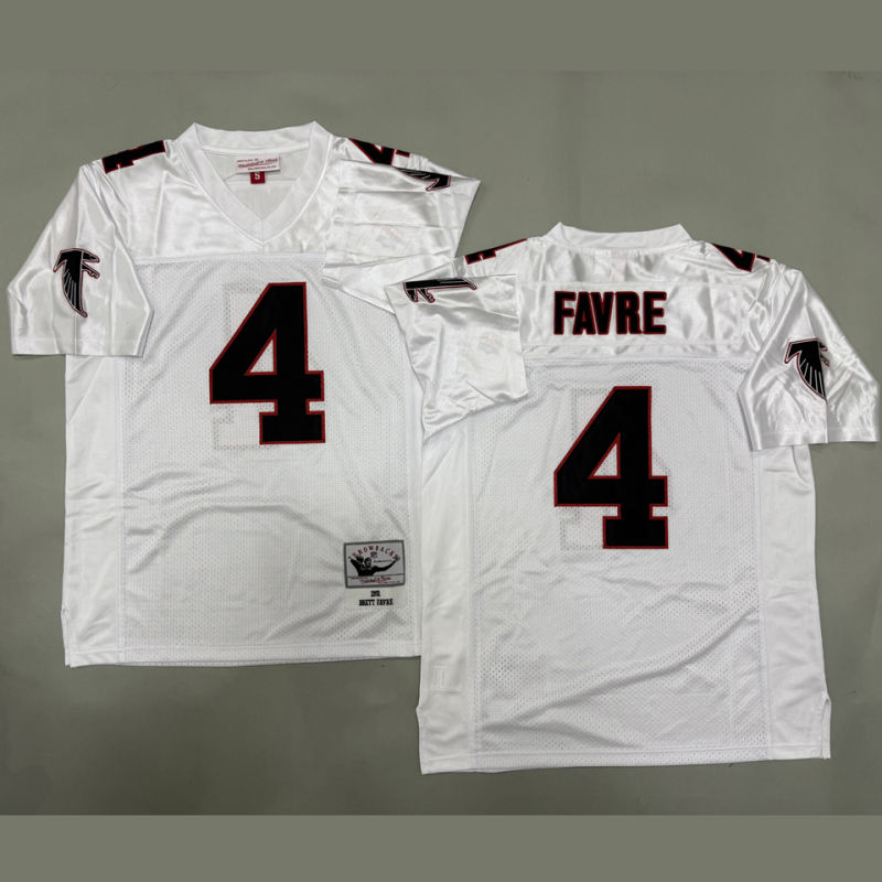 FAVRE #4 Men's Atlanta Falcons Retro NFL Jersey