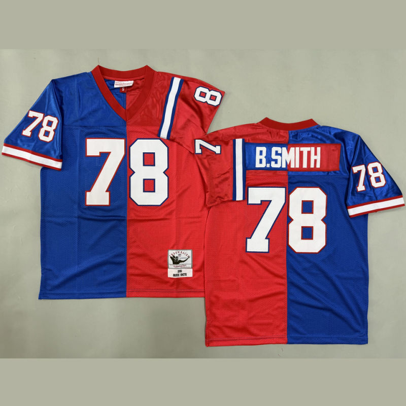 B SMITH #78 Men's Buffalo Bills Retro NFL Jersey