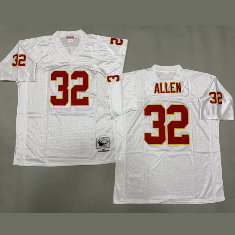 ALLEN #32 Men's Kansas City Chiefs Retro NFL Jersey