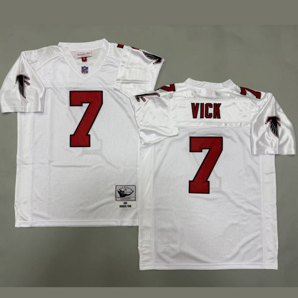 VICK #7 Men's Atlanta Falcons Retro NFL Jersey 猎鹰