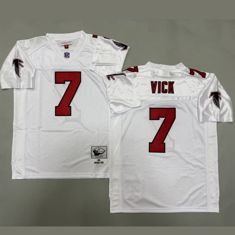 VICK #7 Men's Atlanta Falcons Retro NFL Jersey