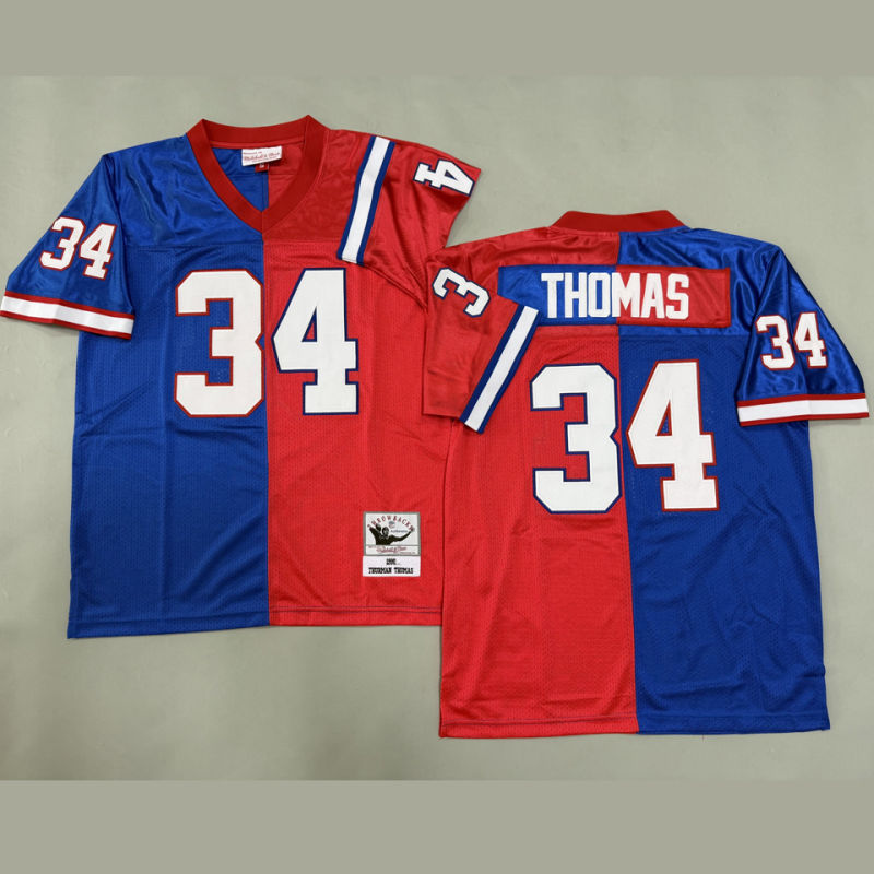 THOMAS #34 Men's Buffalo Bills Retro NFL Jersey