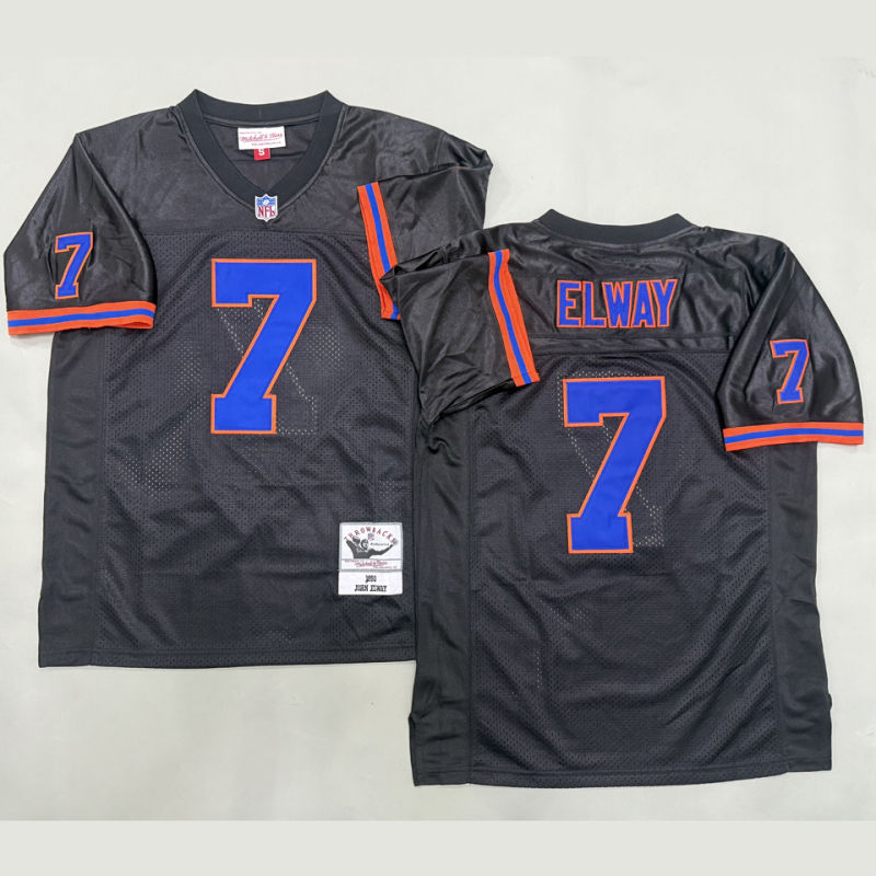 ELWAY #7 Men's Denver Broncos Retro NFL Jersey