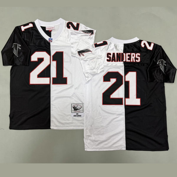 SANDERS #21 Men's Atlanta Falcons Retro NFL Jersey 猎鹰