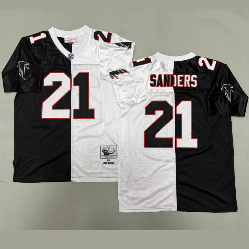 SANDERS #21 Men's Atlanta Falcons Retro NFL Jersey