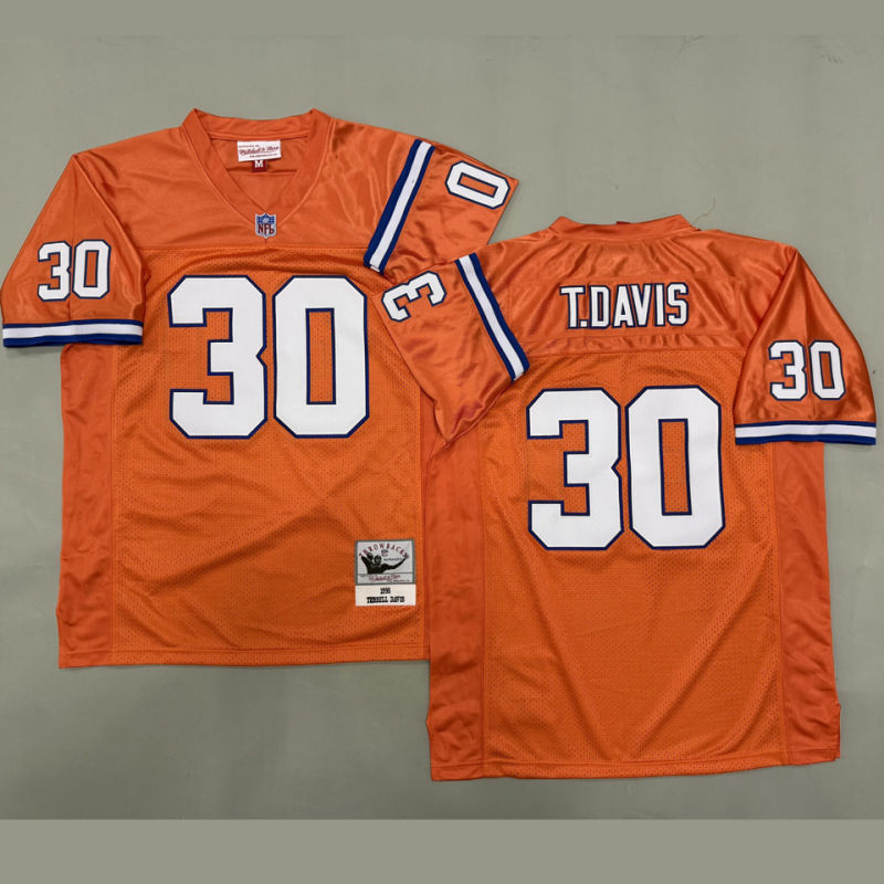 DAVIS #30 Men's Denver Broncos Retro NFL Jersey