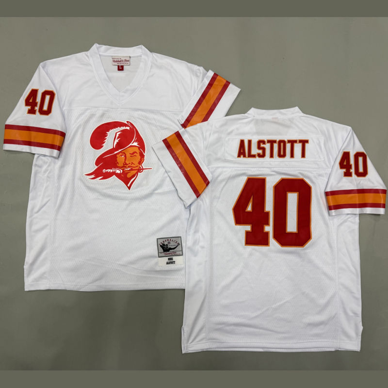 ALSTOTT #40 Men's Tampa Bay Buccaneers Retro NFL Jersey