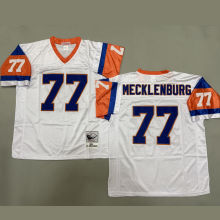 MECKLENBURG #77 Men's Denver Broncos Retro NFL Jersey野马