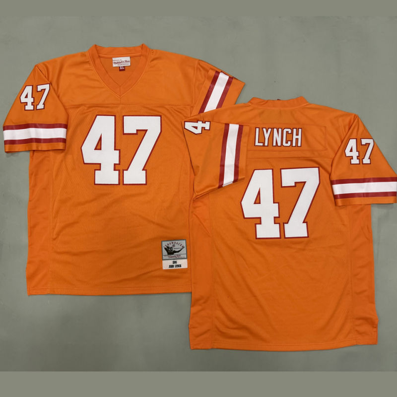 LYNCH #47 Men's Tampa Bay Buccaneers Retro NFL Jersey