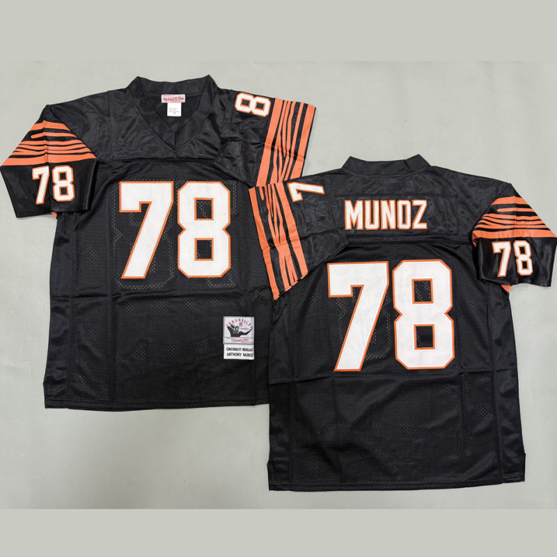 MUNDZ #78 Men's Cincinnati Bengals Retro NFL Jersey