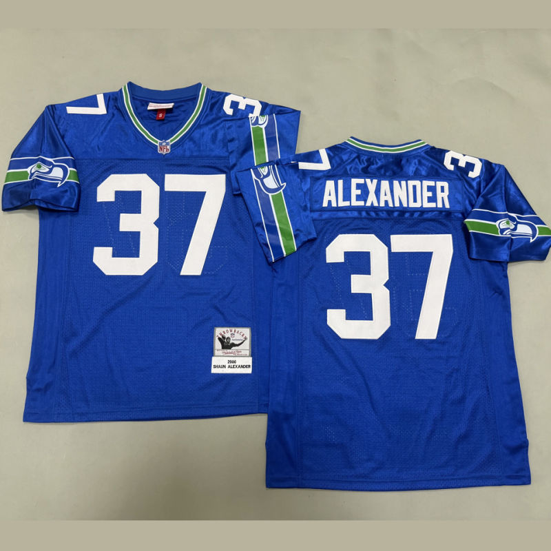 ALEXANDER #37 Seattle Seahawks Retro NFL Jersey