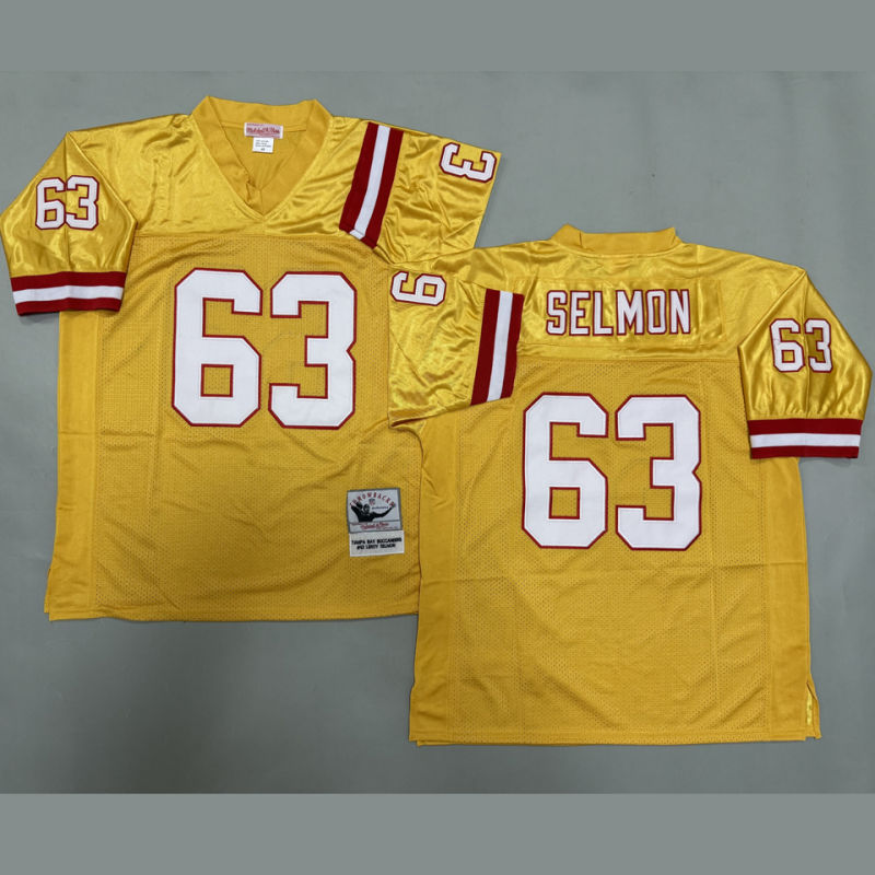 SELMON #63 Men's Tampa Bay Buccaneers Retro NFL Jersey