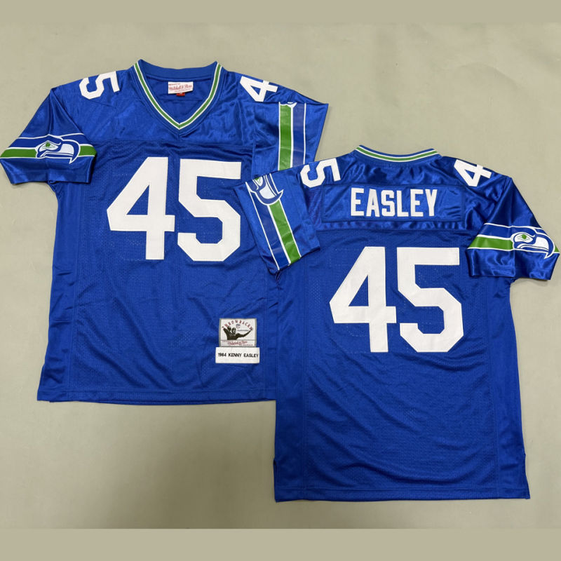 EASLEY #45 Seattle Seahawks Retro NFL Jersey