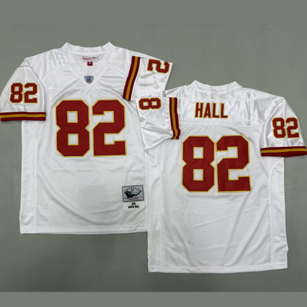 HALL #82 Men's Kansas City Chiefs Retro NFL Jersey 酋长
