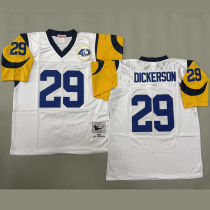 DICKERSON #29 Men's Los Angeles Rams Retro NFL Jersey 公羊