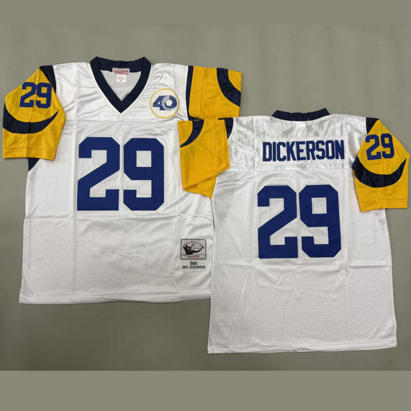 DICKERSON #29 Men's Los Angeles Rams Retro NFL Jersey