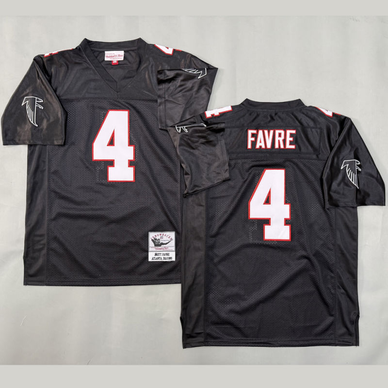 FAVRE #4 Men's Atlanta Falcons Retro NFL Jersey