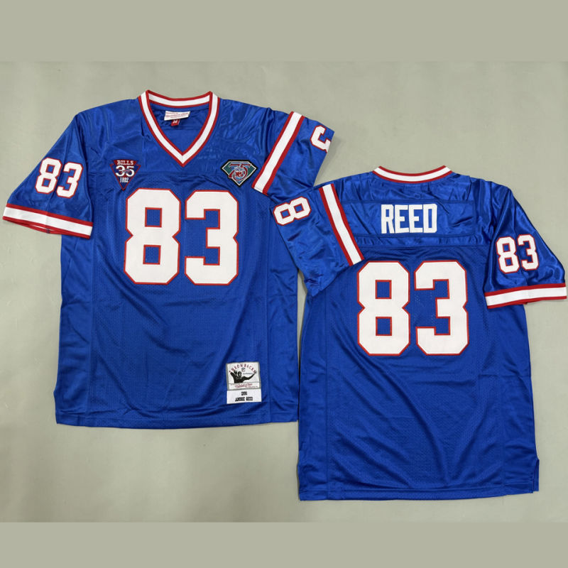 REED #83 Men's Buffalo Bills Retro NFL Jersey