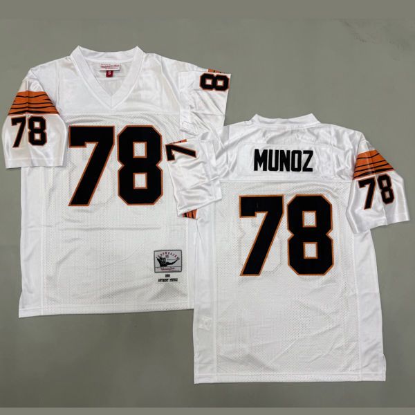 MUNDZ #78 Men's Cincinnati Bengals Retro NFL Jersey 猛虎
